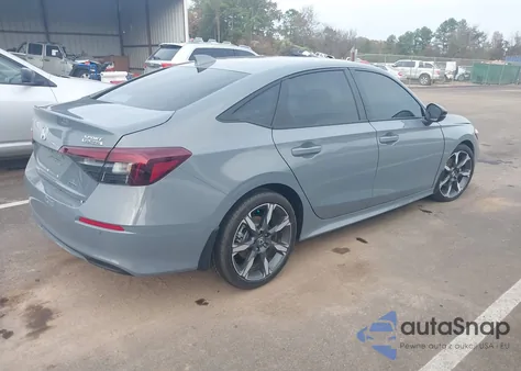 2025 Honda Civic Hybrid Sport/Sport Touring z USA, uszkodzony, nr VIN 2HGFE4F88SH353814